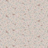 Little Amour behang voor de meisjeskamer bloemen beige