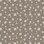 Little Amour meisjeskamer behang bloemen little flower garden bruin