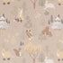 Majvillam Bosdieren behang voor de jongenskamer soft beige