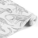 Pastelowe Love Wallpaper Dinos - White