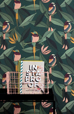 Studio Ditte Vogels behang groen roze