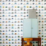 Studio Ditte Autobehang voor de jongenskamer wit