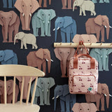 Studio Ditte Behang Olifanten - Donker