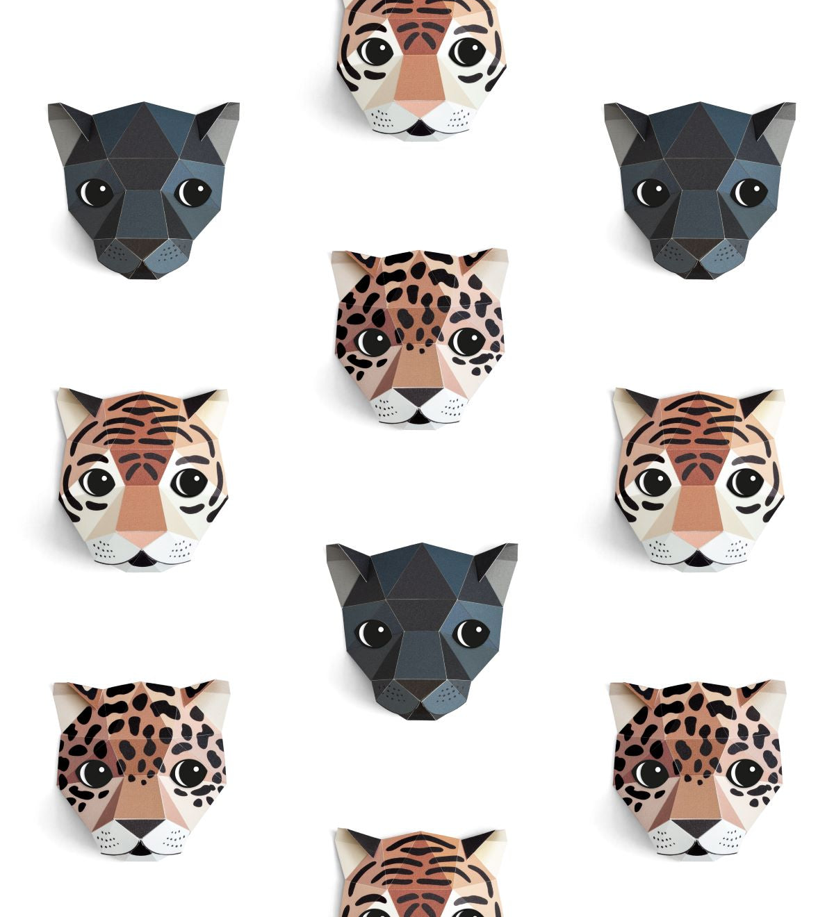Studio Ditte behang voor de kinderkamer panthera panters en tijgers