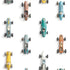 Studio Ditte raceauto behang jongenskamer wit