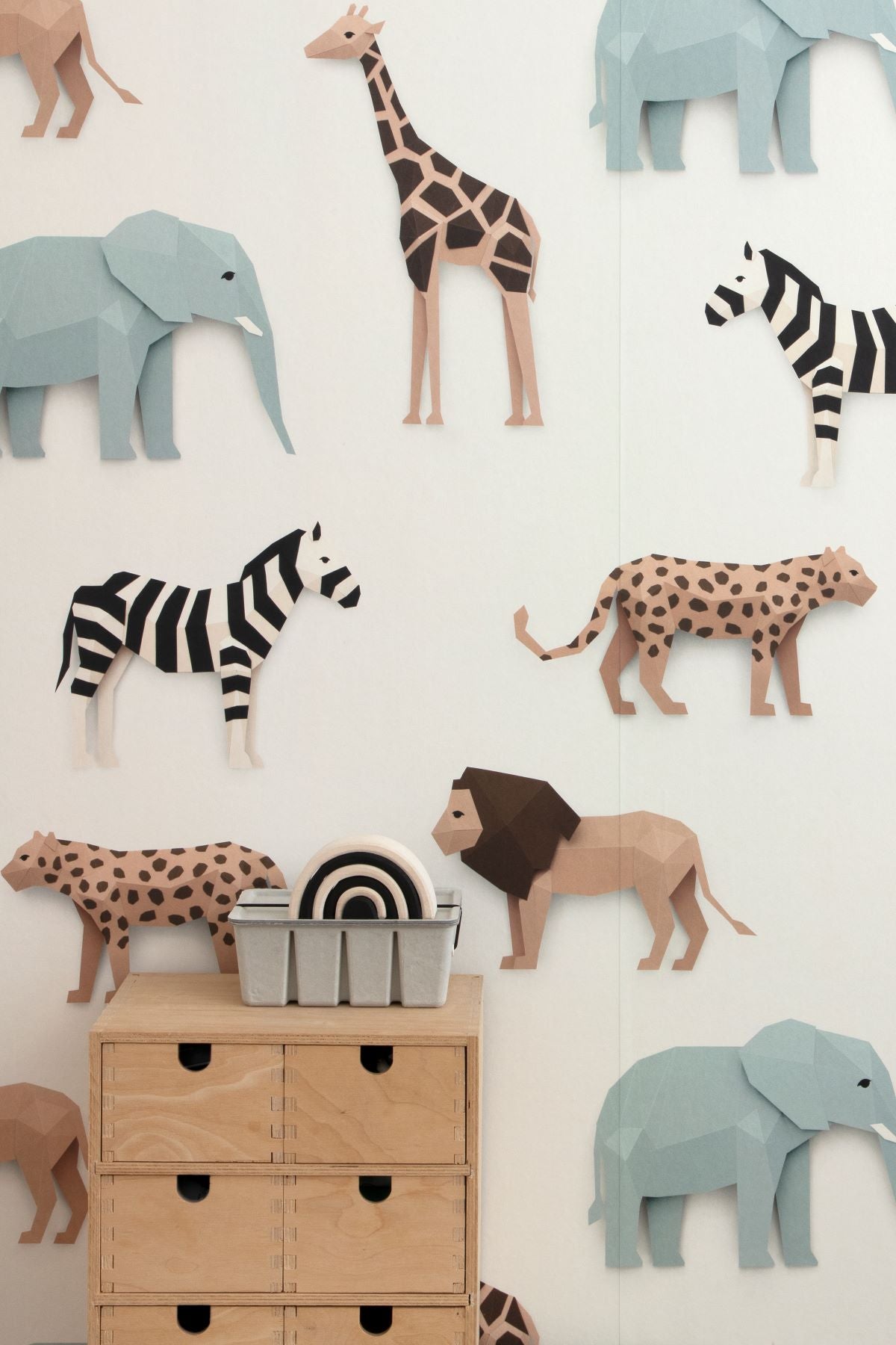 Studio Ditte Safari behang voor de kinderkamer