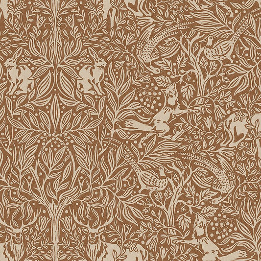 Boråstapeter Wallpaper Under the Elder Tree - Brown