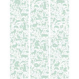KEK Amsterdam dieren behang ABC Animals groen