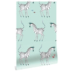 KEK Amsterdam zebra behang voor de kinderkamer mint