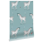 KEK Amsterdam behang Fiep Westendorp zebra petrol
