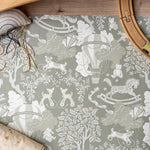 Little Amour kinderbehang dreamy toys groen