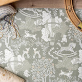Little Amour kinderbehang dreamy toys groen