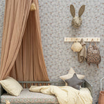 Little Amour kinderbehang Little Flower Garden Meisjeskamer Lichtblauwe Bloemen