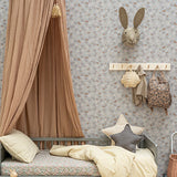 Little Amour kinderbehang Little Flower Garden Meisjeskamer Lichtblauwe Bloemen