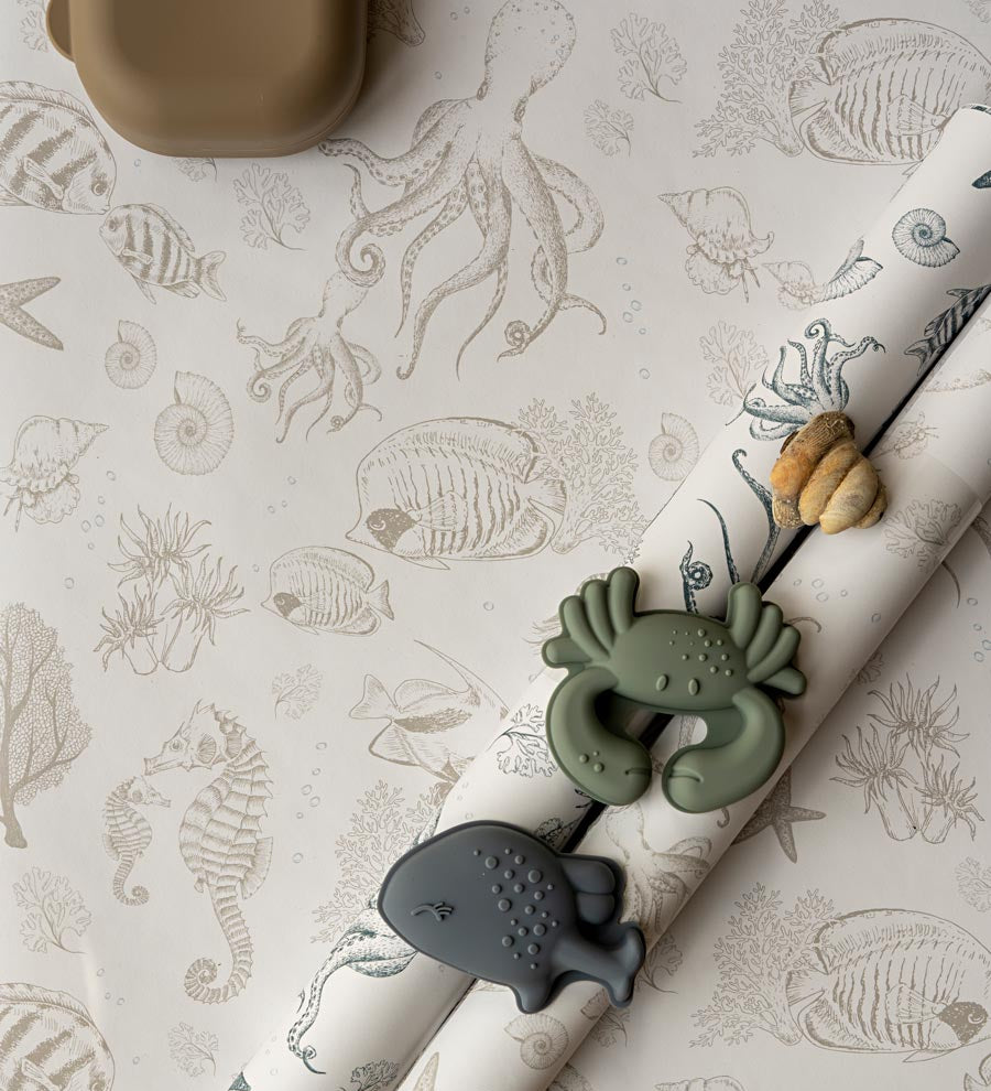Little Amour little underwater world vissen bruin neutrale kinderkamer