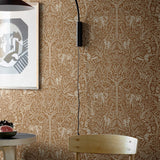 Boråstapeter Wallpaper Under the Elder Tree - Brown