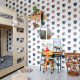 Studio Ditte behang voor de kinderkamer panthera panters en tijgers