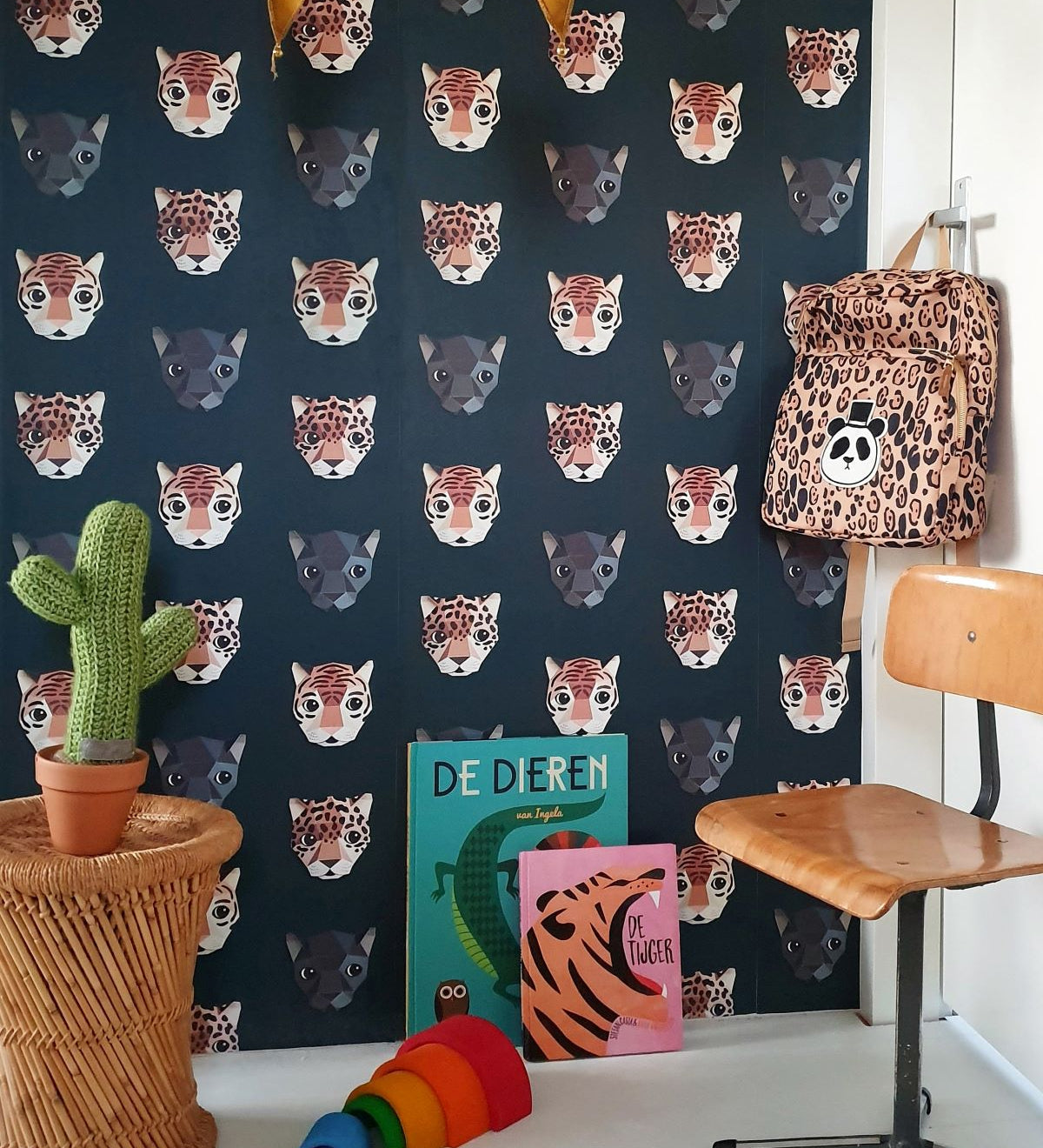 Studio Ditte behang jongenskamer panthera panters