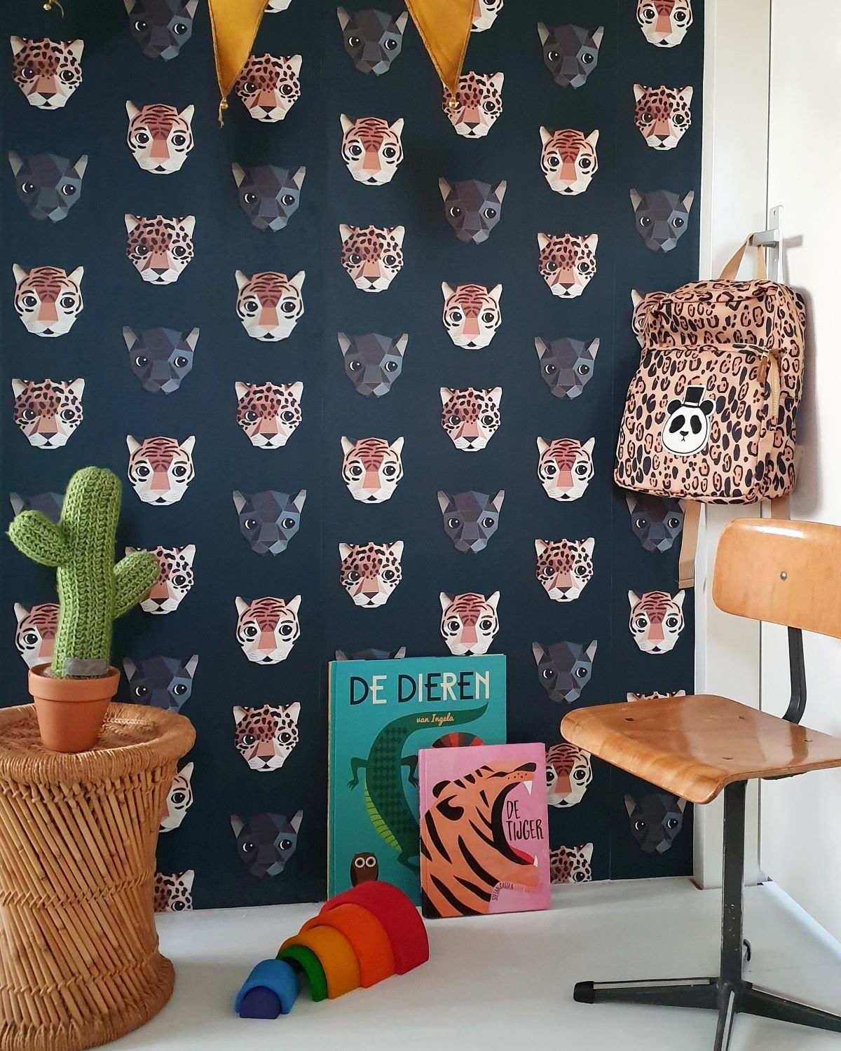 Studio Ditte behang jongenskamer panthera panters